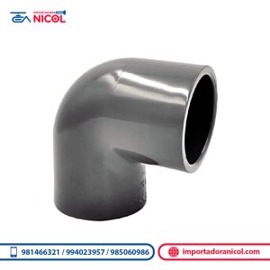 Codo de 90° SCH80 a presión PVC LESSO