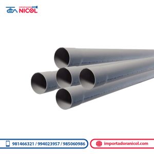 Tubería PVC desagüe gris