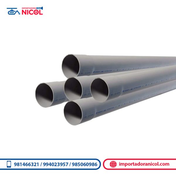 Tubería PVC desagüe gris