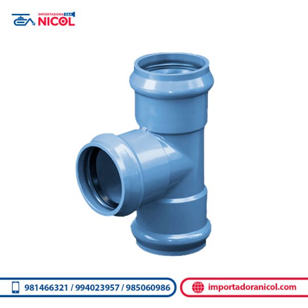 Tee UF inyectado PVC