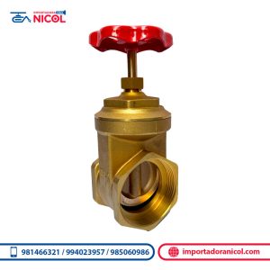Válvula compuerta de bronce