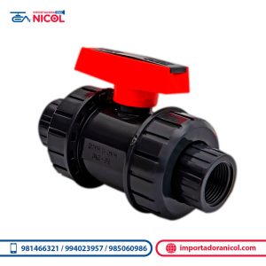 Válvula doble unión universal PVC
