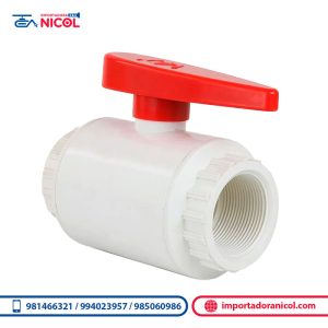Válvula esférica PVC marca Sanking