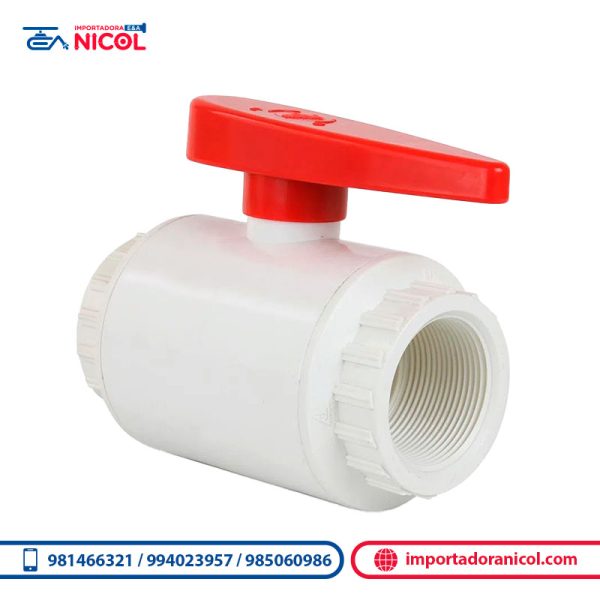 Válvula esférica PVC marca Sanking